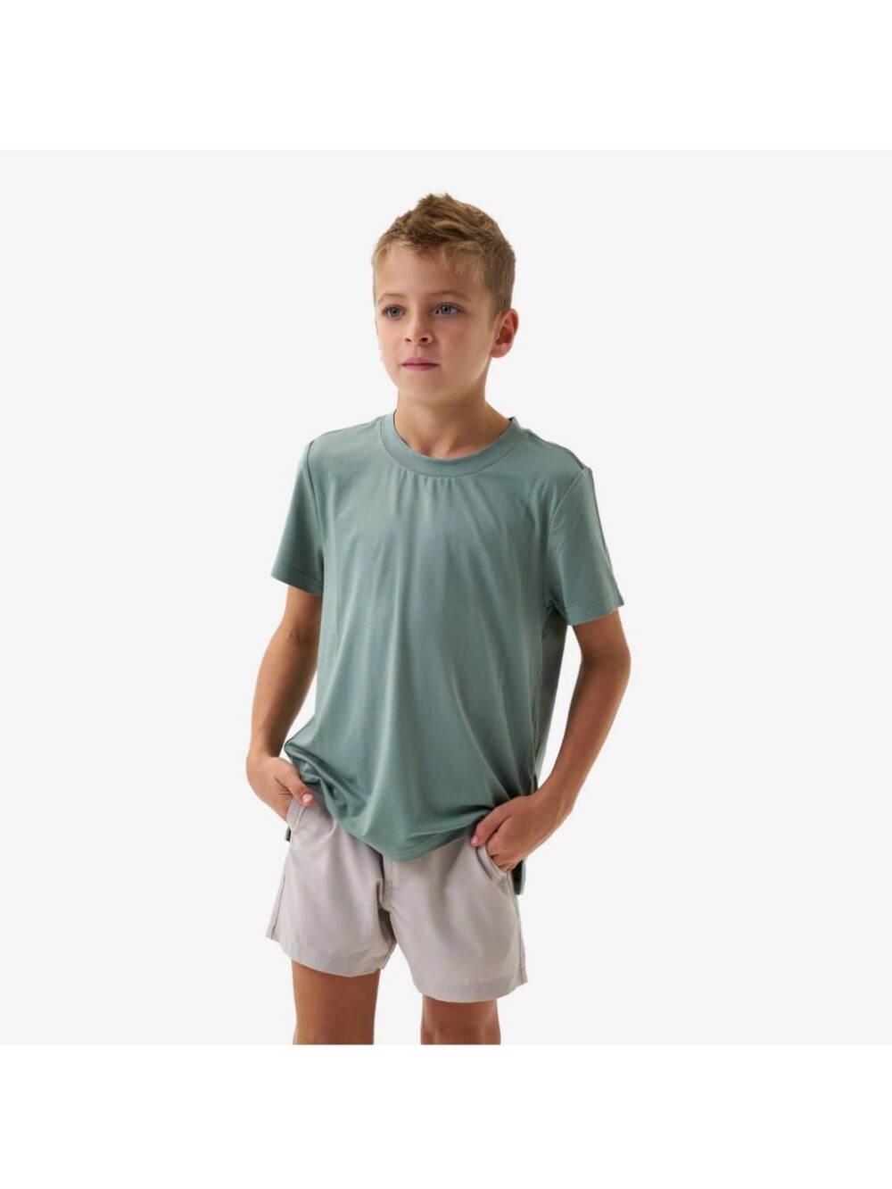 BURLEBO Youth Go To Tee - Sage- 2T